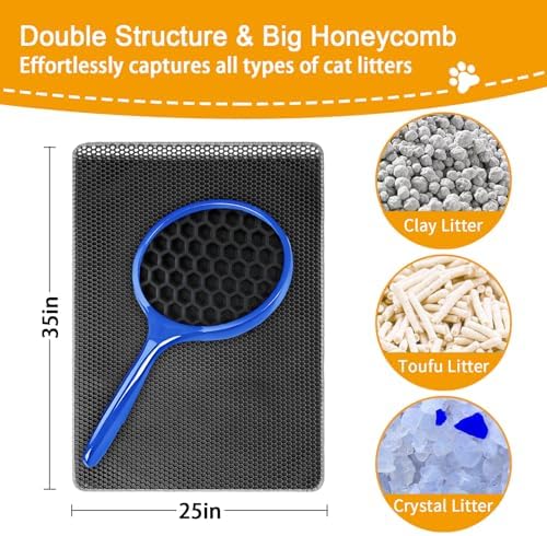 Large Cat Litter Box Mat, Litter box Mat - Image 3