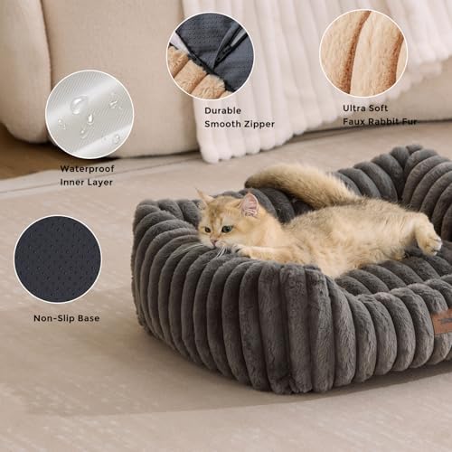 ZOMISIA Small Dog Bed, Cat Bed for Indoor Cats - Image 4