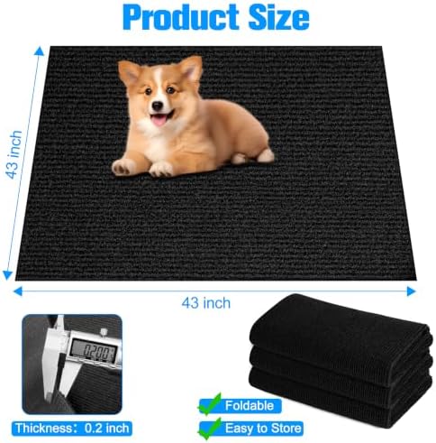 Dog Crate Mat, Non-Slip Kennel Mat - Image 2