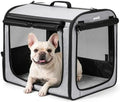 Dog Car Carrier Light Weight 24×17.7×20.5in, Foldable Dog Carrier by pecute