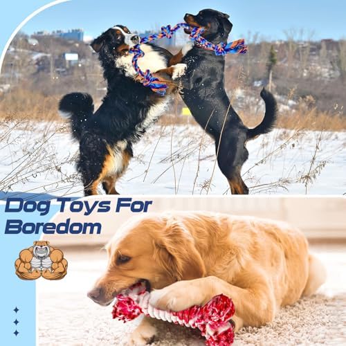 SHARLOVY Dog Chew Toys for Aggressive Chewers - Image 4
