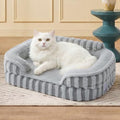 LE SURE Cute Cozy High Back Orthopedic Small Dog Bed by Lesure