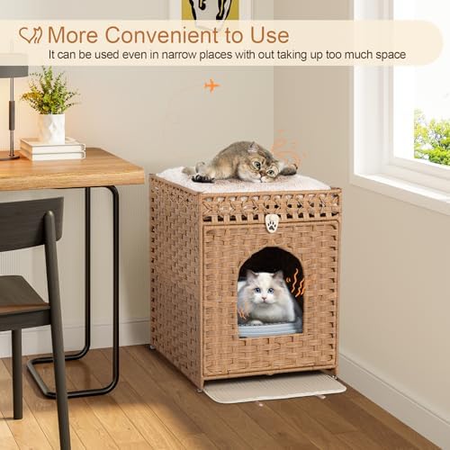 Snughome Cat Litter Box Enclosure Furniture Hidden - Image 6