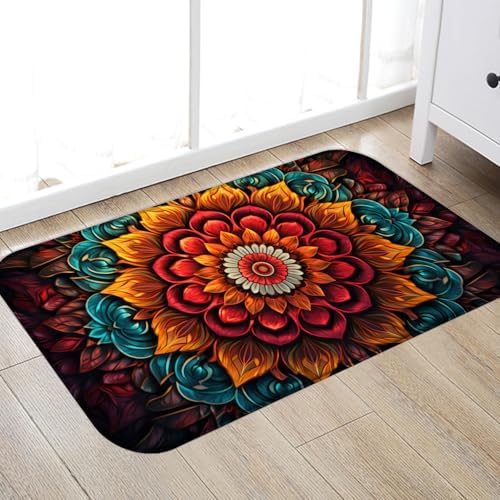 Memory Foam Bath Mat Flannel Non-Slip Floor Carpet 29x17 in - Image 7