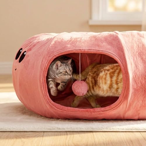Cat Tunnel Bed with 20 Cat Toys, Kitten Toys - Image 2