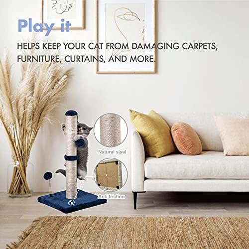 MECOOL Cat Scratching Post Premium Basics Kitten Scratcher Sisal Scratch Posts - Image 4