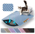 Cat Litter Mat, Double Layer Honeycomb Litter Box Mat by Petinstinct