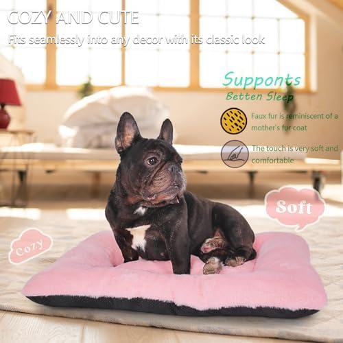 Puppy Crate Beds for Small Dogs and Cats Ultra Soft 24x18 Dog Bed for Crate - Image 2