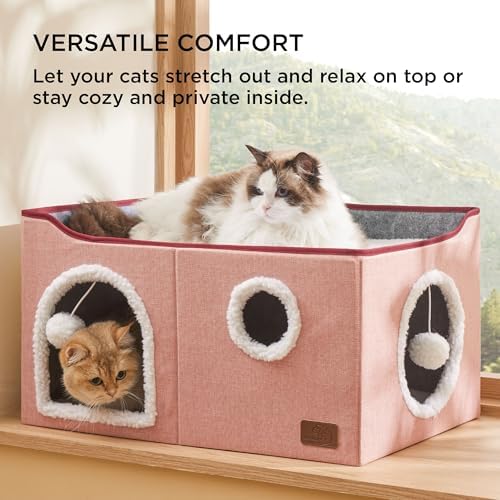 Bedsure Extra Wide Cat House Bed - Image 3