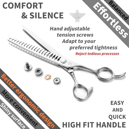 High-end Professional Dog Grooming Thinning Scissors Teeth Cutting Blending - Image 4