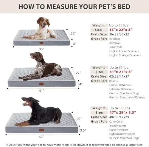 WNPETHOME Orthopedic Waterproof Large Dog Bed - Image 6
