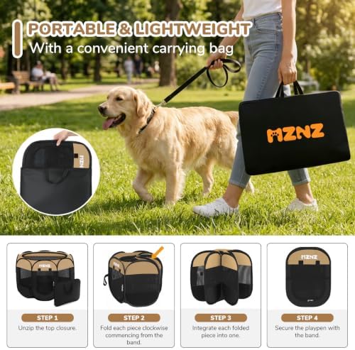 Dog Cat Playpen Indoor Outdoor, Small Animal Crate - Image 4