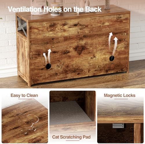 Halitaa Cat Litter Box Enclosure - Image 6