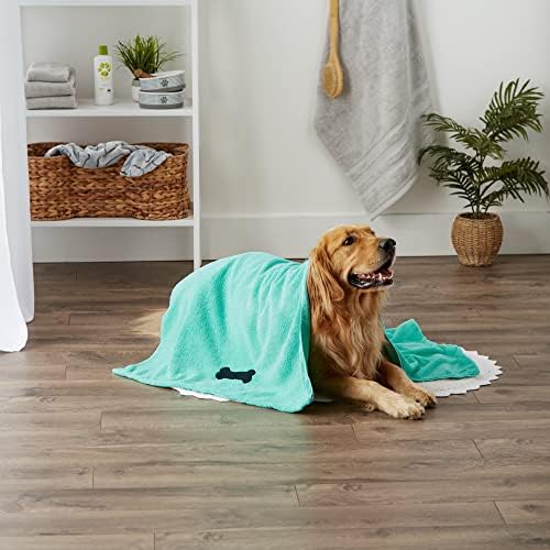 Bone Dry Pet Grooming Towel Collection Absorbent Microfiber X-Large, - Image 5