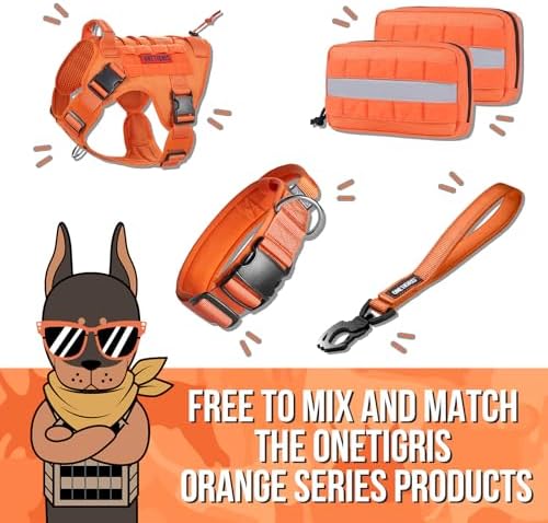 OneTigris Tactical Dog Harness Vest No-Pull Service Dog Vest - Image 3