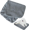 Dog Bed Covers 2 Pack Soft Plush Replacement Washable, 44x32 Inches by Moonsea