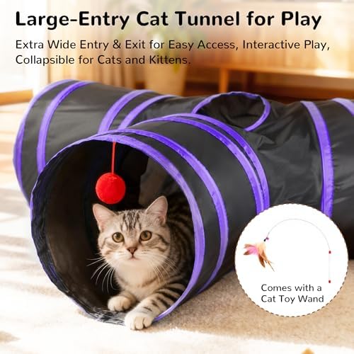 Tempcore Cat Tunnel, 3-Way Collapsible Toy - Image 4