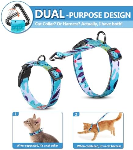 Halypet Cat Harness and Leash Set, Escape Proof Cat Harnesses - Image 2