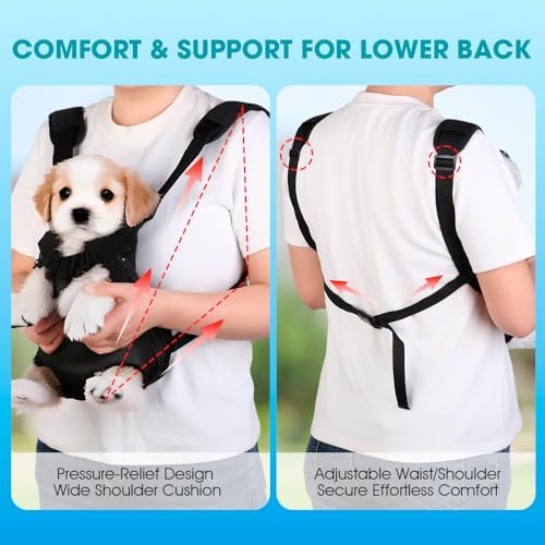 Mosago Dog Backpack Carrier, Front Chest Carrier - Image 6