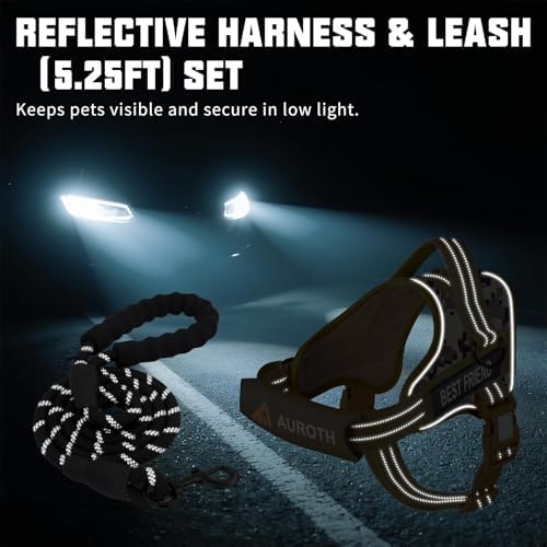 AUROTH Dog Harness and Leash Set Small Sized Dog, No Pull Escape Proof Vest - Image 5