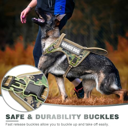WINSEE Tactical Dog Harness, No Pull Dog Harness - Image 4
