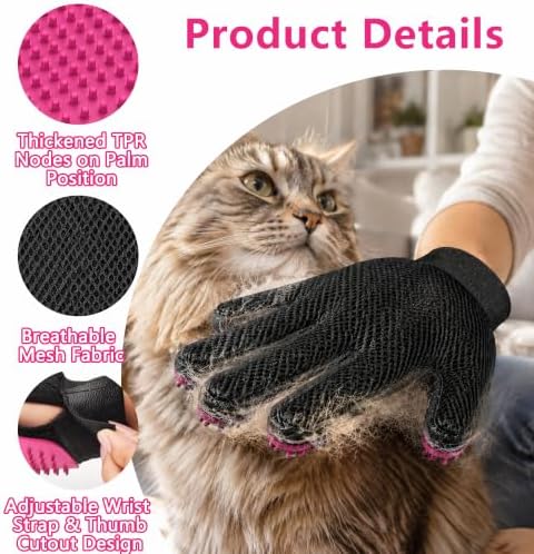 Pet Hair Removal Glove with Silicone Tips - Image 3