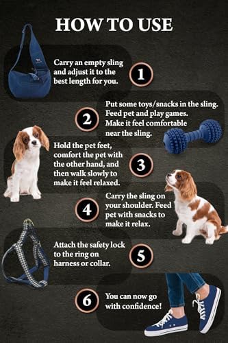 Noah & Paw Dog Carrier Sling for 3-10 lbs, Cat Carrier Bag - Image 6