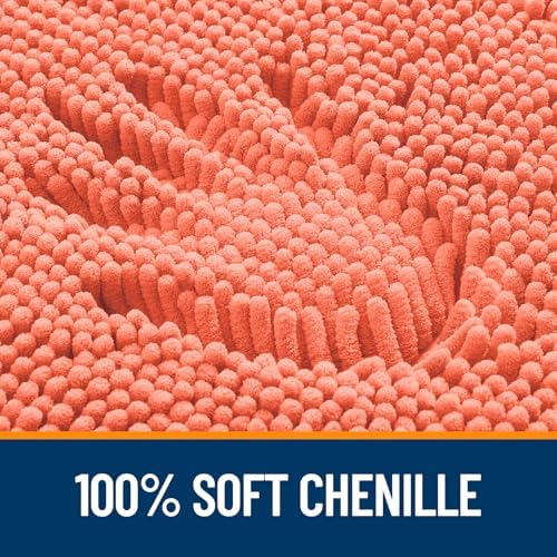 OLANLY Bathroom Runner Rugs 45x27, Extra Soft Absorbent Chenille Bath Rugs - Image 3