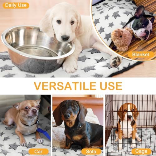 VitalCozy 4 Pcs Dog Crate Pads Soft Warm - Image 5