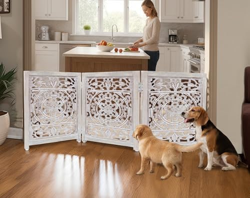 Wooden Foldable Pet Dog Gate - Image 4