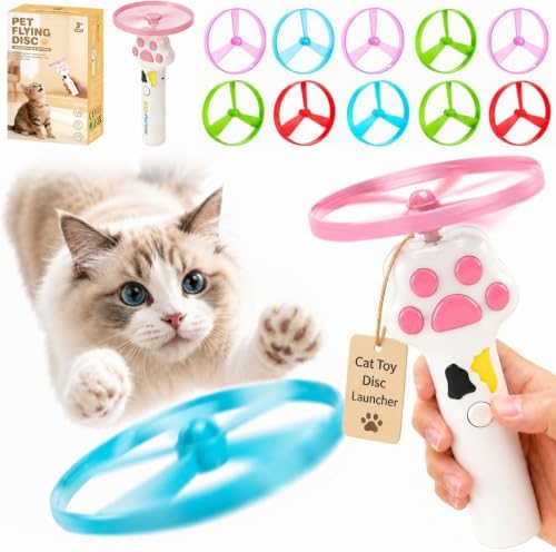 Cat Toy Launcher for Kitten Toys, Cat Toys Interactive, Automatic Cat Toy by Unknown