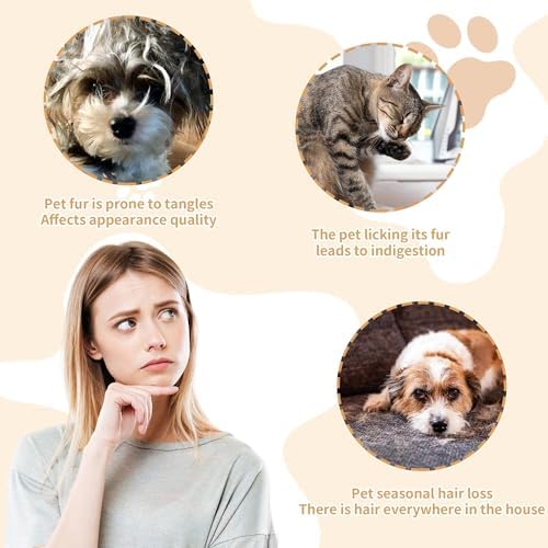 4-Pack Flea Comb for Dogs & Cats - Image 2