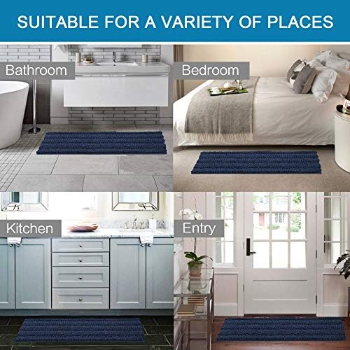 H.VERSAILTEX Bathroom Rugs Bath Mat Runner Rug Non Slip Kitchen Rug Extra Long - Image 6