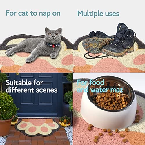 Cute Cat Litter Mat 24”x16”, Litter Box Mat, Litter Trapping Mat, Soft on Kitty - Image 6