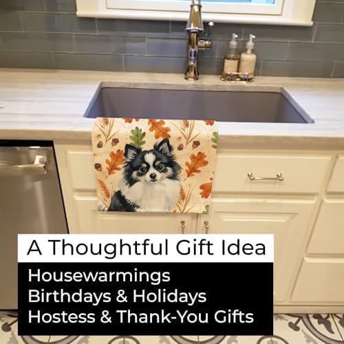 Caroline's Treasures Pomeranian Dogs Kitchen Towel 15x25 in - Image 5