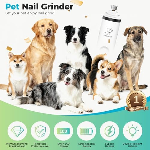 Dog Nail Grinder, Rechargeable Pet Nail Trimmer - Image 7