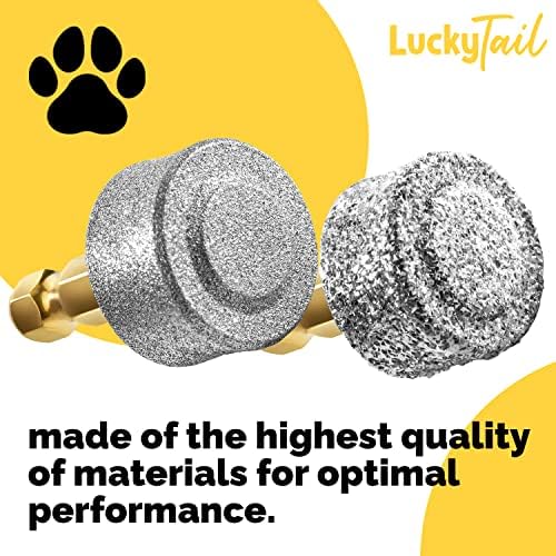 LUCKY TAIL - Dog Nail Grinder - Hard & Soft Replacement Heads - Small & Large - Image 5