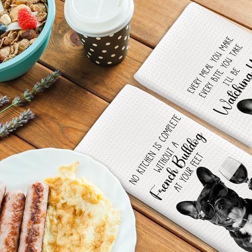 Dog Kitchen Towels Decor Set of 2 - Image 4
