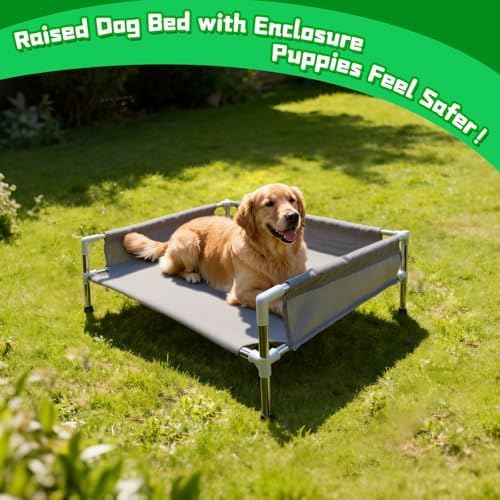 Makerfire Elevated Dog Bed, Raised Dog Sofa Bed - Image 2