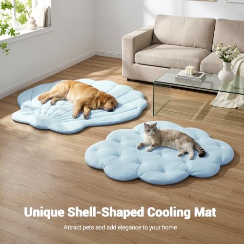 Q-Max>0.5 Dog Cooling Mat, Shell Sky Blue - Image 6