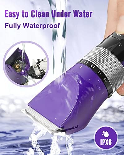 oneisall Cat Clippers for Matted Hair, 5-Speed Quiet Cat Grooming kit - Image 5