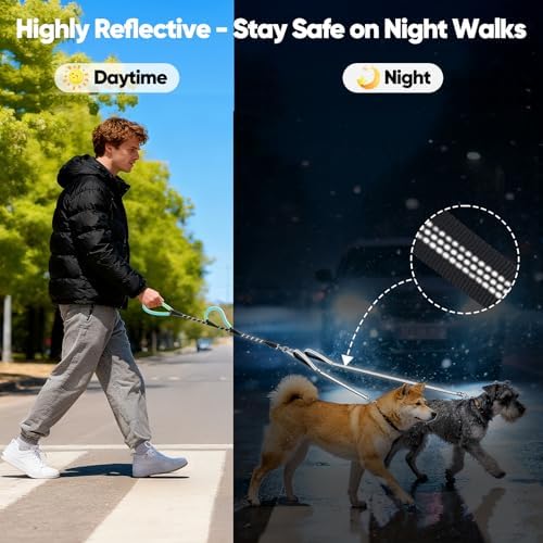 XiaZ Double Dog Leash for Two Dogs Perfect for Small Medium Dogs - Image 5