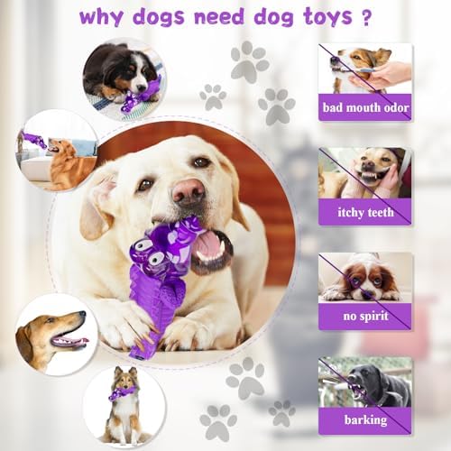 Fuufome Dog Chew Toys for Aggressive Chewers, Tough for Medium Large Breed - Image 4