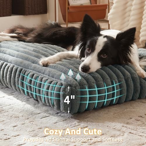 FURTIME Orthopedic Dog Beds Large Sized Dog, Washable Pet Dog Bed - Image 6