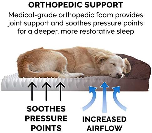 FurHaven Soft, Orthopedic Foam Sofa Dog Bed - Image 5