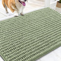 OLANLY Dog Door Mat for Muddy Paws 30x20, Ultra-Absorbent Chenille Mud Mat by OLANLY