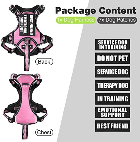 WINSEE Service Dog Vest No Pull Dog Harness - Image 6