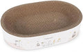 PatiencET 2-in-1 Oval Cat Scratcher Bed, Cardboard Lounger Scratch Bowl by patiencET