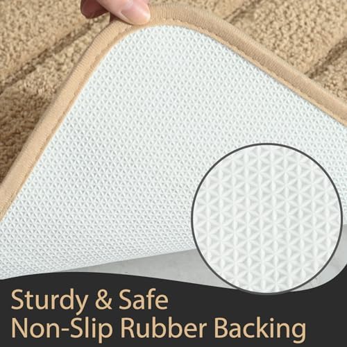 AROGAN Luxury Long Bathroom Runner Rugs 24x72 Inch Bath Rug Non Slip - Image 4
