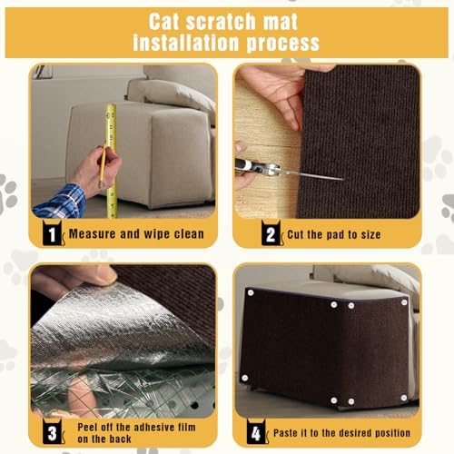 Cat Scratch Mat, Couch Protector from Cats Claw, Cat Scratch Furniture - Image 7